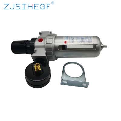 SFR-200 1/4 SFR-300 3/8 SFR-400 1/2 Air Regulator Filter Regulator Air Compressor Moisture Water Oil Lubricator Trapulator Valve